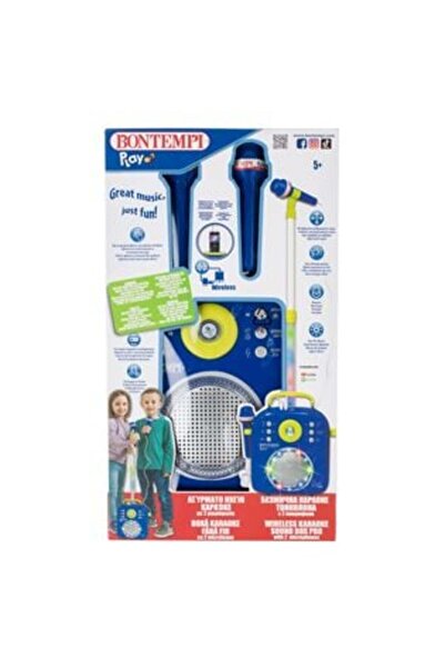 Tessari Microfon karaoke cu suport, sunet și lumini