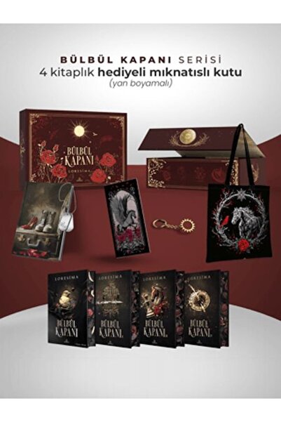 Türk Dil Kurumu Yayınları Bülbül Kapanı Serisi - Hediyeli Yan Boyamalı Mıknat...