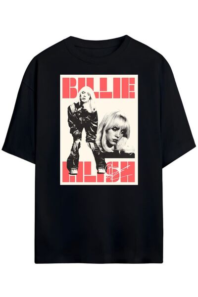 Pandorica's Tricou unisex din bumbac cu design Billie Eilish