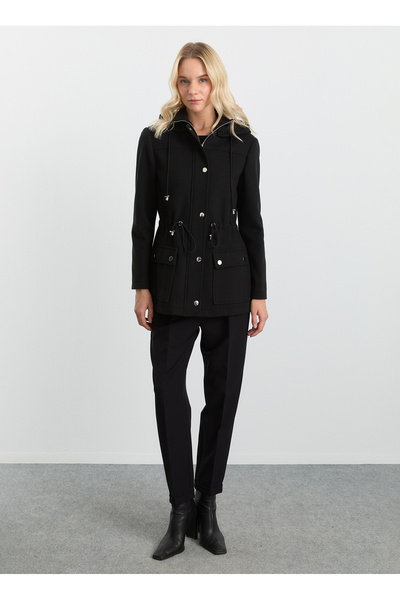 Selen Siyah Kadın Kaban 25KSL9501