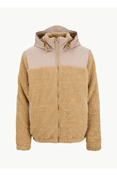 The Crow Desenli Ekru Erkek Polar Sweatshırt TC5092_KİNG