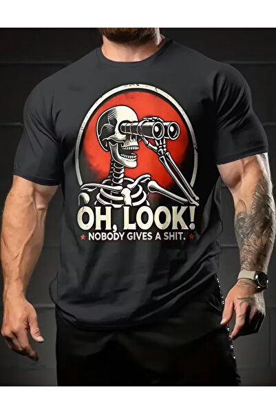 LELVANİ Ωχ, δείτε! Κανένας δεν νοιάζεται για αυτό - Μπλουζάκι με τυπωμένο σχέδιο