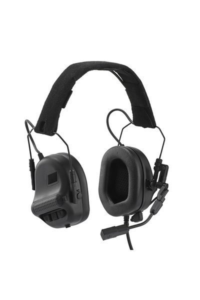 Choice سماعات أذن F10-E-Black العسكرية للرماية والصيد التكتيكي، واقي سمع إلكت...