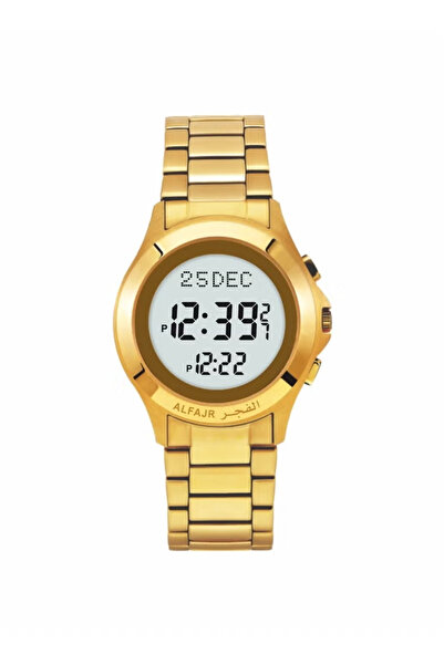 Al-Fajr Men's Stainless Steel Digital Watch