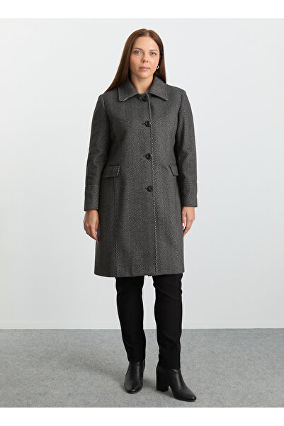 Selen Siyah Kadın Kaban 25KSL9513