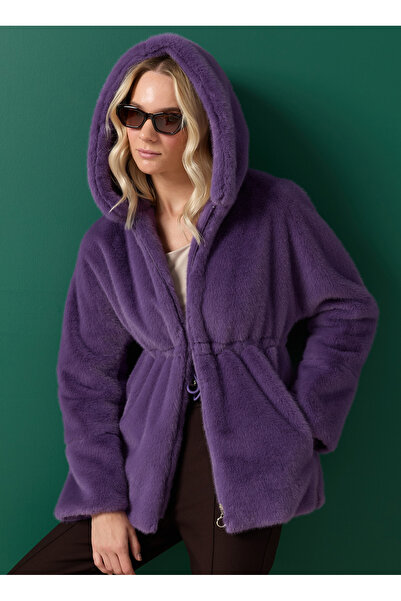 Selen Lila Kadın Kaban 25KSL9514