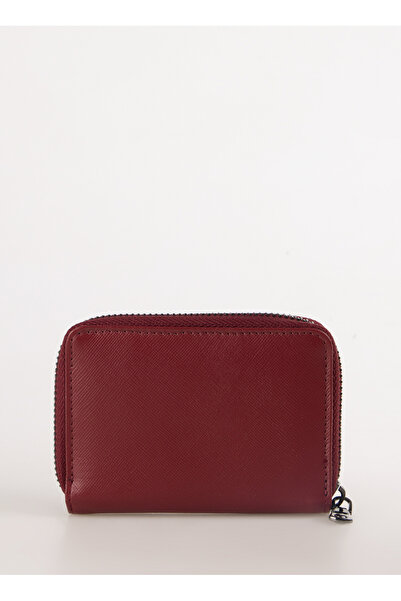 Fabrika Bordo Kadın 8x12x2 cm Deri Cüzdan Frk 527 Lzr