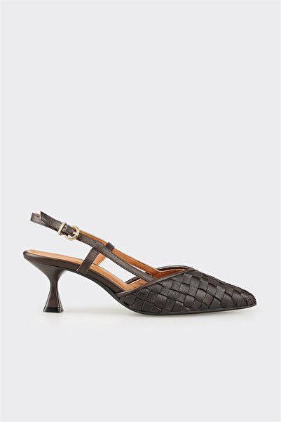 Elle Shoes Kahve Deri Kadın Günlük Ayakkabı