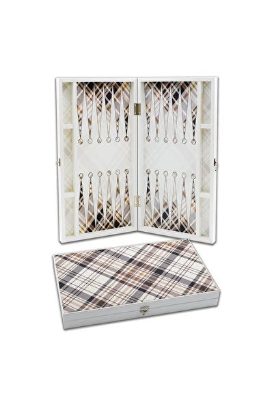 NW NessiWorld مي للواردات ®   طاولة تافلا اسكتلندية من الجلد الأنيق