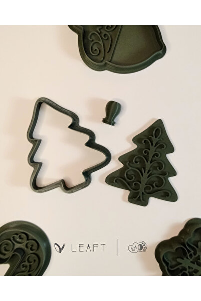 Leaft Design New Year Concept Special Design Cookie Mold Set - 3D Printing
