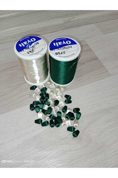 ENAM هدية مهر محبوكة يدوياً من الخرز الكمثرى (100 قطعة) الألوان متاحة حسب الطلب