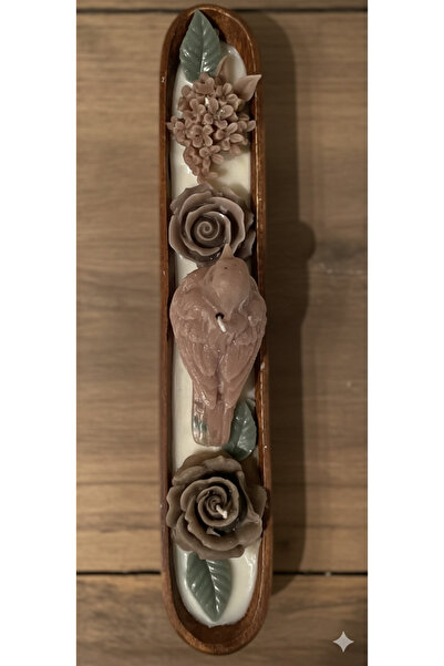 DAR AMALIA 🕯️ شمعة سكون الزيتون – عود وفانيليا بلمسة كرومانديل