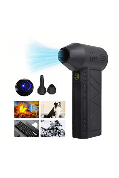 Amigo Portable Electric Blower with LED 17x5cm, with Interchangeable Nozzles ...
