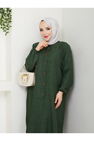 kaes giyim Kadın Büyük Beden Uzun Tesettür Tunik