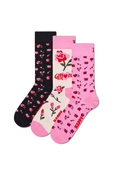 Happy Socks Damen Socken, 3er Pack - Mother´s Day, Geschenkbox, gemischte Farben