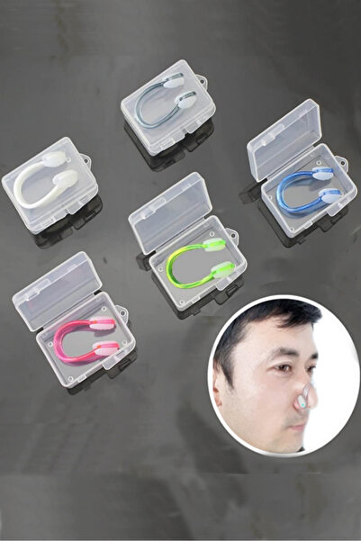 RAWAID مجموعة من 5 مشابك أنف سيليكونية للسباحة، طقم واقيات أنف للبالغين والأطفال مع علبة تغليف