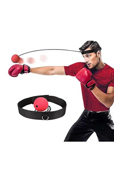 Clifton Boks Refleks Topu – Ayarlanabilir Kafa Bandı + Elastik İp