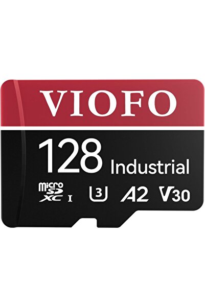 Viofo 128GB Industrial Grade microSD Card, U3 A2 V30 High Speed Memory Card with Adapter, Support Ul