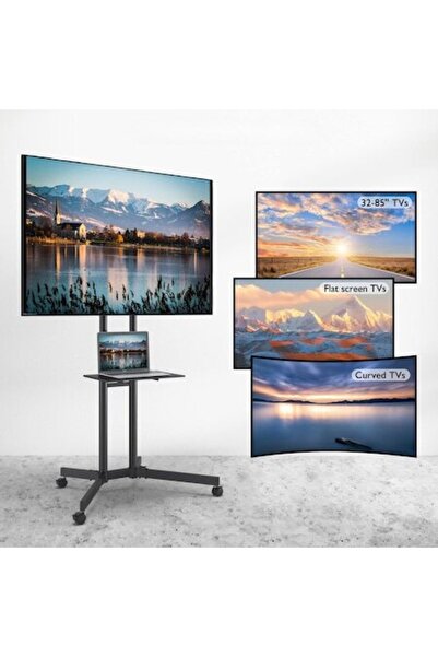 BONTEC Suport pentru televizor Bontec®, TV cu stand 32-85 inch, cu roti 360°, VESA pana la 600 x 400 mm