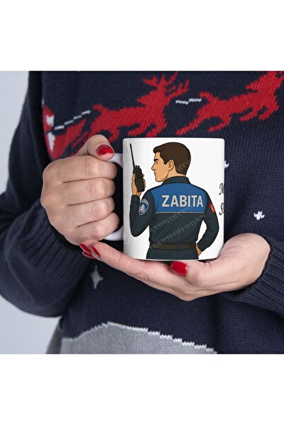 sıradışıhediyem Zabıta Mug Cup Zabıta Gift for a Friend Gift for a Friend