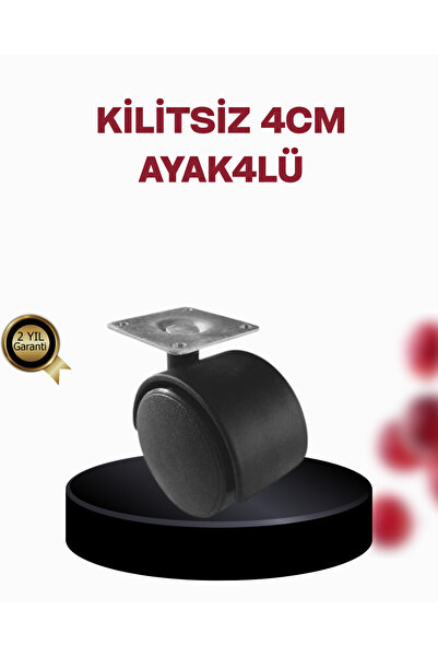 ZERO LAND SPTRNS 4 cm okretna noga bez zaključavanja, 4 komada, noga za nameš...