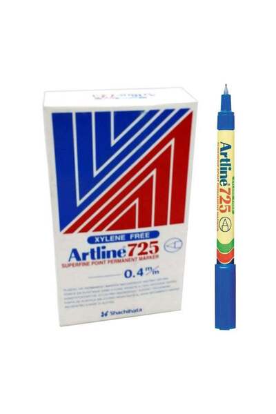 artline 12-Piece Permanent Markers Black EK-725BL