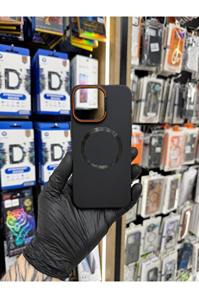 SOYLU MİX İphone 15 Pro Max Sert Mika Magsafe Hızlı Şarj Destekli Stand Özell...