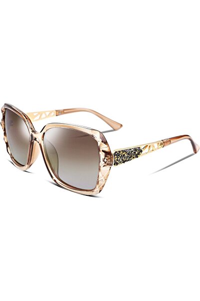 FEISEDY نظارات شمسية مربعة مستقطبة للنساء