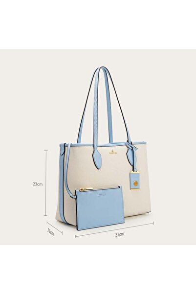 Generic شنطة كتف كبيرة بلون سم اوي