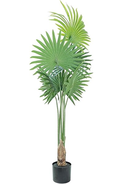 Arabest شجرة اصطناعية بطول 120 سم، بست أوراق خضراء، مناسبة للمنزل والمكتب وال...