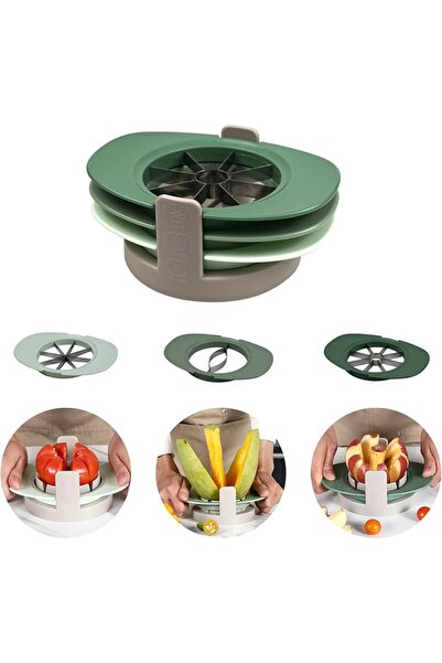 Arabest Fruit and Vegetable Slicer,4 in 1 Stainless Steel, Multi-function Core Slicer, Easy Kitchen Tool