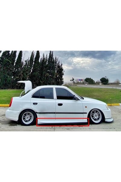 emcar tuning hyundai accent admire yan marşpiyel takımı - PLASTİK - PARLAK SİYAH