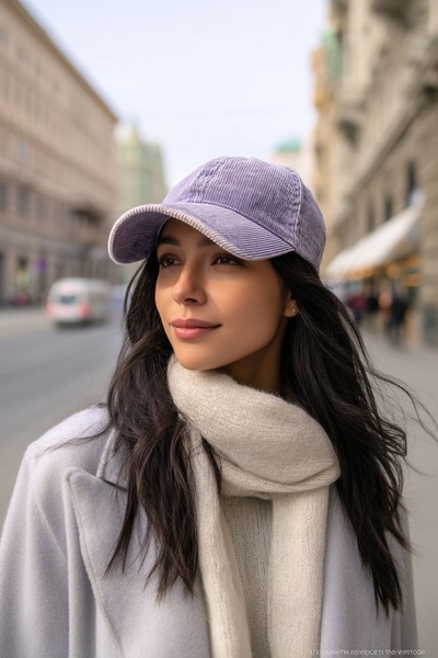 LAGRANZE Women's Velvet Textured Premium Hat