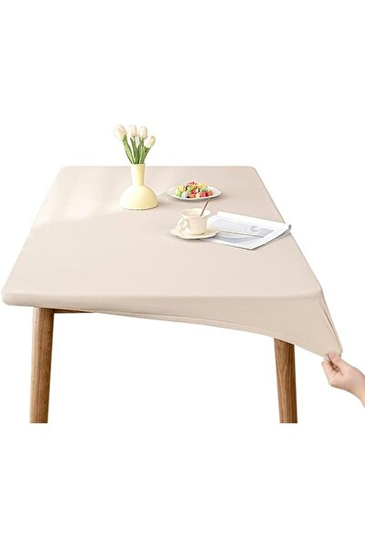Arabest Square Tablecloth,Waterproof Textured ,Spill-proof and Wrinkle-proof,360°Wrapped Design (80 * 120CM