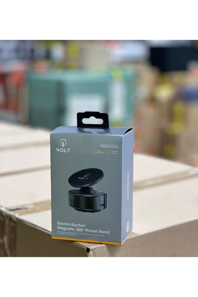 Volt حامل جوال مغناطيسي بميزة الشفط الكهربائي 360° من