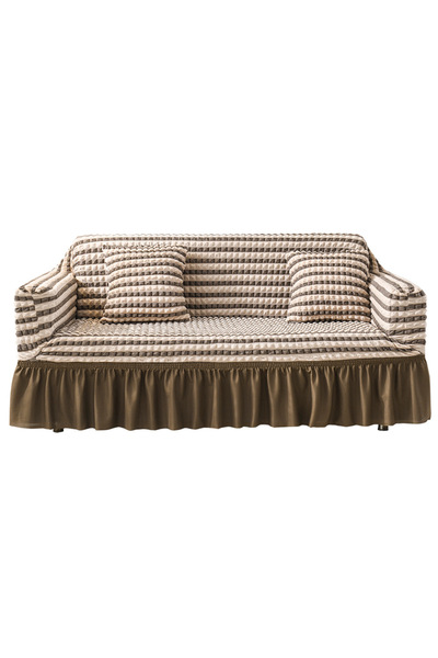 Arabest Sofa Covers,Durable High Elastic Stretchable,with Skirt,Removable Machine Washable
