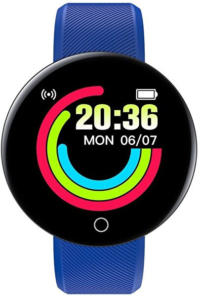 Arabest Smart Sports Watch, Smart Voice, USB Charging, with Heart Rate/Pedometer/Sleep Tracker (Blue)