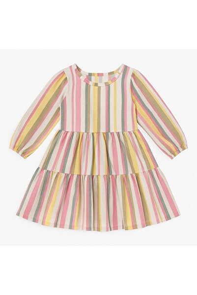 Dolce Destino Kız Çocuk Elbise - Günlük Kullanıma Uygun Rahat Kesim Pamuklu U...