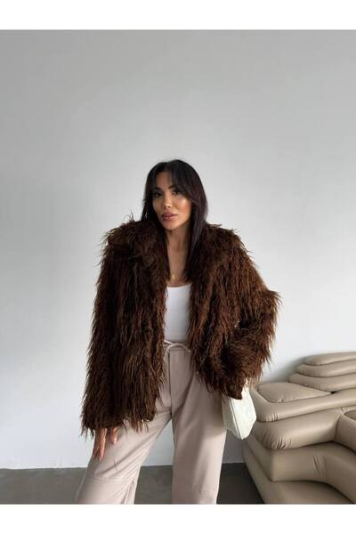 elbisereyonda premium luxury astarlı kürk ceket