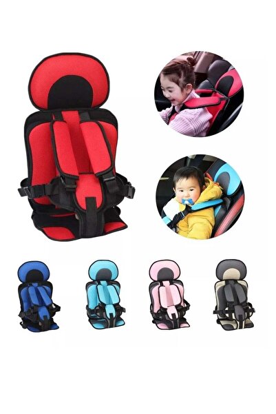 Gonice مقعد سيارة للأطفال قابل للطي، كرسي أطفال أحمر