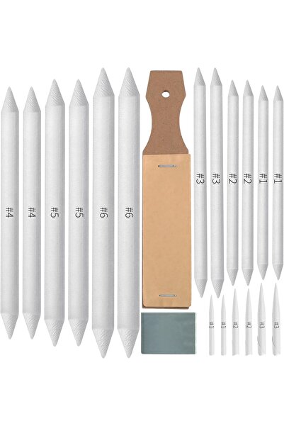 Arabest Blending Tools Paper Stumps for Shading Completed, Blending Pencil for Sketching