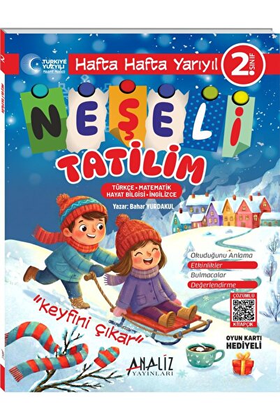 Analiz Yayınları 2.SINIF NEŞELİ YARIYIL TATİL KİTABI (OYUN KARTI HEDİYELİ) YENİ