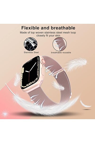 Generic سوار ساعة Apple متوافق مع سوار ساعة Apple للنساء والرجال لسلسلة IWatch Ultra 2/1