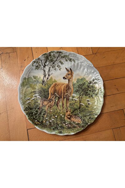 tayfuntufan antika koleksiyon Limoges Porcelain Decorative Plate - 25.5 cm Diameter
