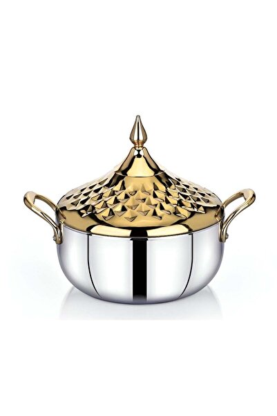 AVCI HOME MAKER ALIA Hotpot 1500ML Gold – Premium Stainless Steel Hot Pot
