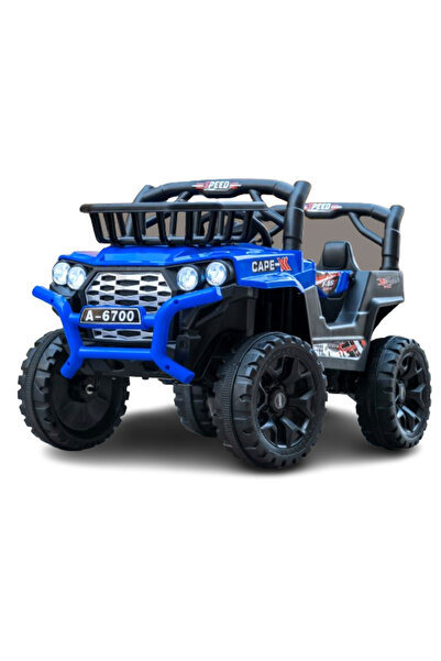 Toy Mașină electrică 4x4 pentru 2-4 ani, CAPE-X, 100W, 12V, Scaun tapițat, Al...