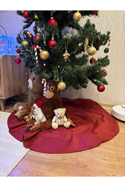 Kumru Çeyiz Poklopac za božićno drvo, okrugli poklopac 70cm, polovina kroj ko...