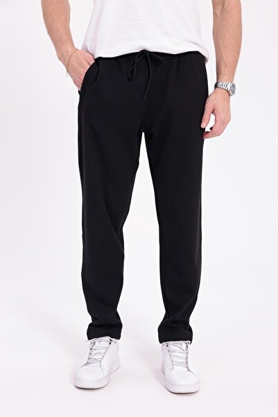 yakamor Men's Zippered Straight-Leg Trackpants