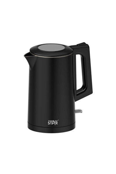 Wining Star غلاية كهربائية من وينينغ ستار سعة 1.7 لتر بقوة 1500 واط - أسود