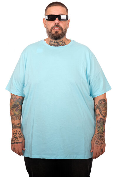 ModeXL Mode XL Large Size Unisex Cycling Basic Tshirt 20031 Turquoise